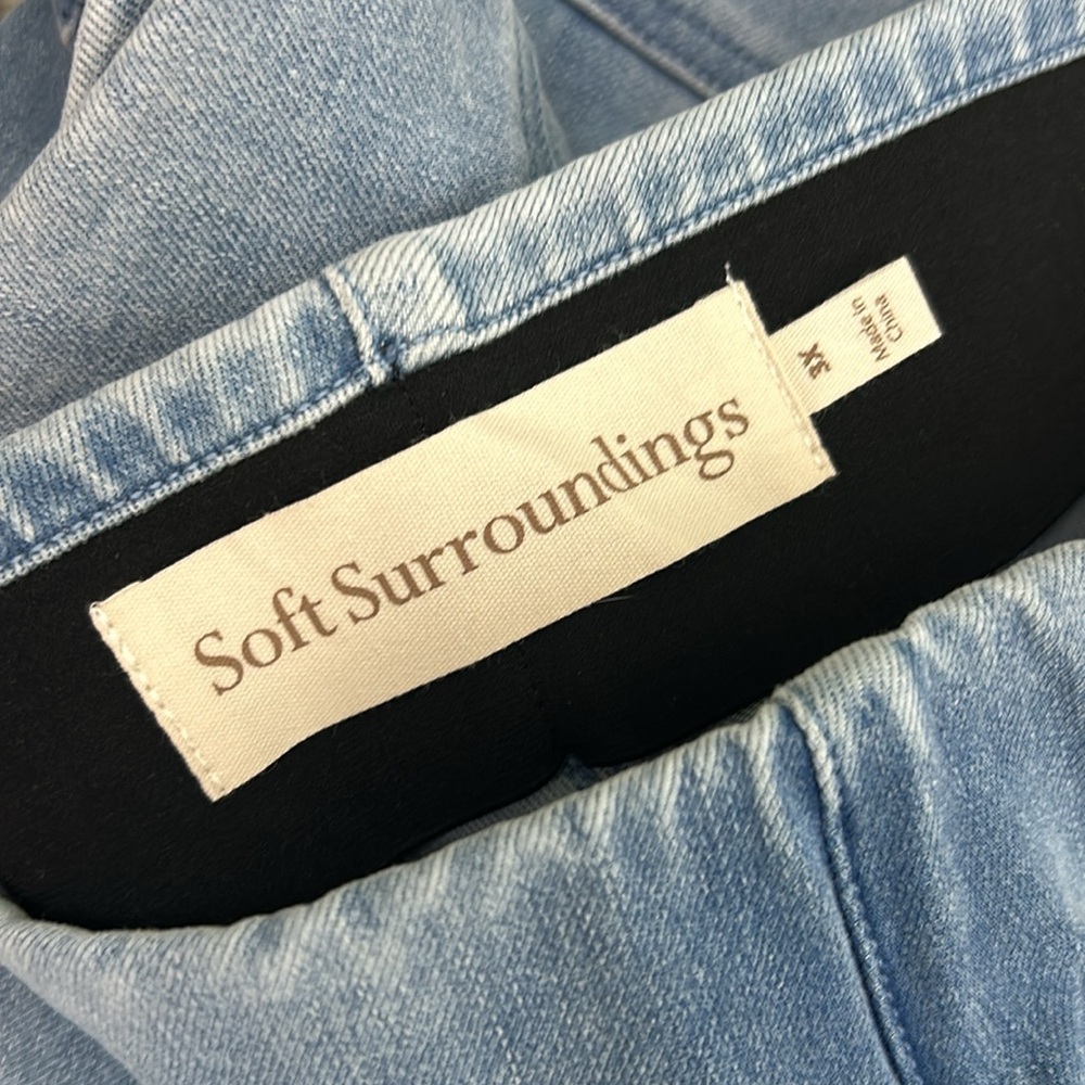 Perfect Soft Surroundings Soft Pull On Stretch Denim Skinny Jeans  3X - Picture 3 of 5